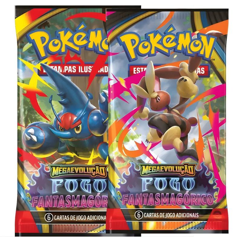 Pokémon TCG Triplo Cottonee Fogo Fantasmagorico - Copag - Deck de
